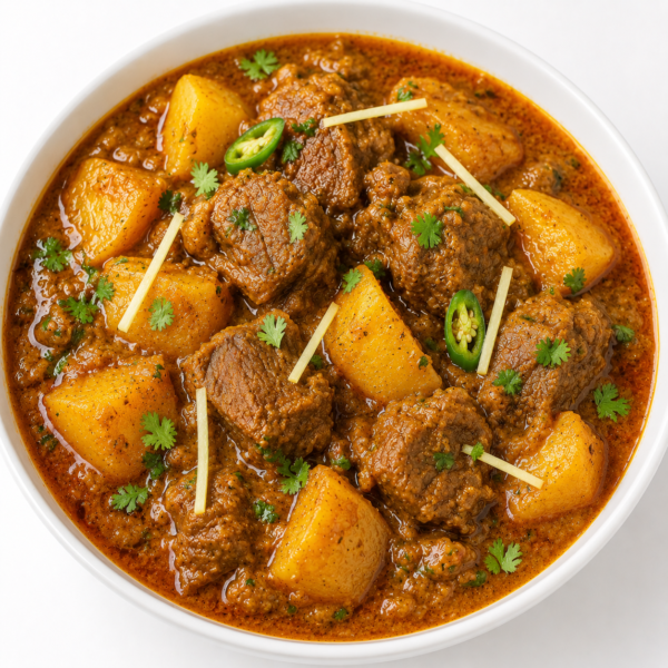 Aloo Ghosht (Full)