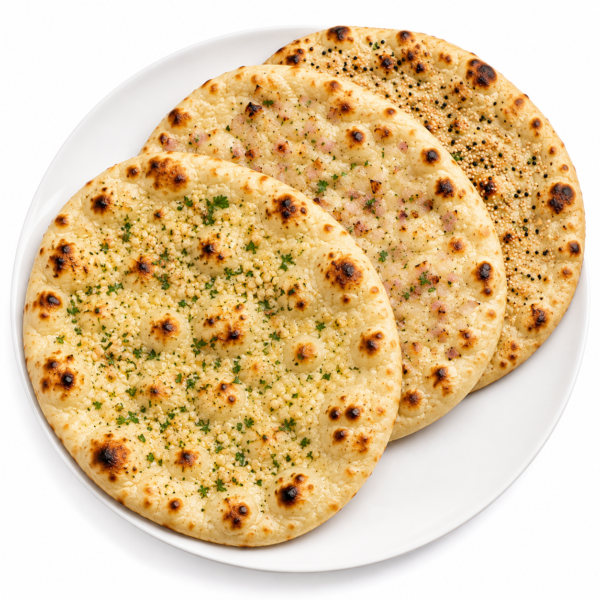 Frozen Naan - Onion, Garlic, Sesame