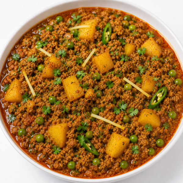 Qeema Peas/Potatoes (Half)